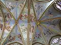 Gewölbe im Kirchenschiff – Fresken von Primaticcio