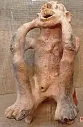 Chalkolithisches Spendergefäß aus Souskiou, Pieridesmuseum Larnaka
