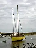 Historischer Nachbau eines Sardinenfangbootes