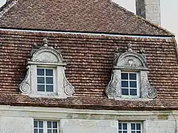 Lukarne des Schlosses Clauzuroux