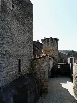 Im Innern der Burg Les Bernardières