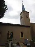 Kirche St. Matthieu im Ortsteil Berlize