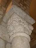 Romanisches Kapitell der Kirche Sainte-Eulalie