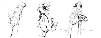 Zeichnungen aus „Charlotte Dietrich. Neue Zeichnungen“, Verlag für zeitgenössische Kunst und Theorie, Berlin 2010