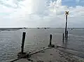 Port du Pavé an der Mündung der Sévre Niortaise in Charron