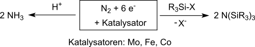 Schematische chemische Stickstofffixierung