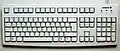 Eine Cherry-Tastatur mit deutschem QWERTZ-Layout.