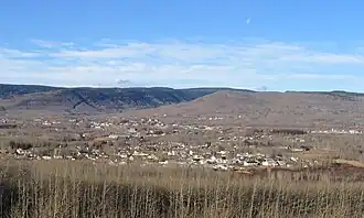 Blick über die Gemeinde Chetwynd