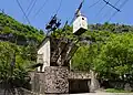 Gondel an einer Talstation