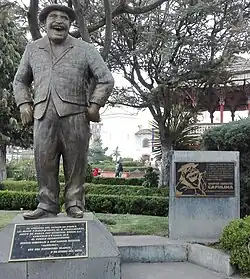 Denkmal für Gaspar Henaine „Capulina“ in Chignahuapan