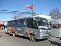 Neobus Thunder als Intercitybus in Chile