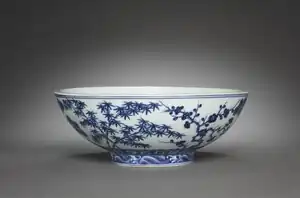 Blau-Weiß-Schale