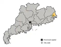 Lage in Guangdong