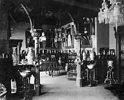 Die chinesischen Zimmer in der Marienburg im Jahr 1867