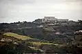 Ansicht der Burg vom Meer