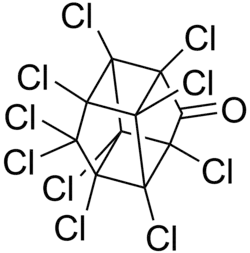 Strukturformel von Chlordecon