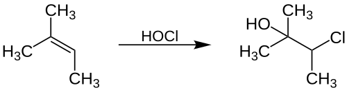 Chlorhydrinierung von 2-Methyl-2-buten