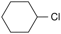 Strukturformel von Chlorcyclohexan