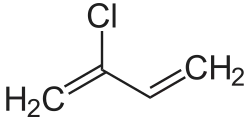 Strukturformel von Chloropren