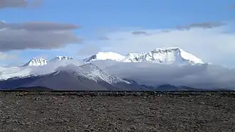 Nordseite des Cho Oyu von Tingri aus gesehen