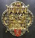 Prunkvolle Chormantelschließe 1340/50, Aachener Domschatzkammer