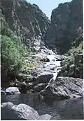 Los Chorrillos, ein 110 m hoher Wasserfall nahe Tanti