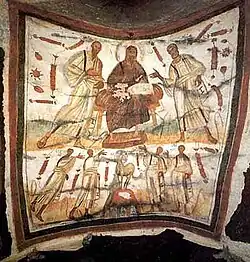 Katakombe der Heiligen Marcellinus und Petrus, Rom, 4.&nbsp;Jahrhundert