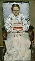 Christian Krohg: Krankes Mädchen (1880/81, Nationalgalerie Oslo)