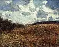 Hügelige Landschaft im Spätherbst, 1900