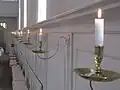 Das Gotteshaus wird bis heute nur mit Kerzen beleuchtet.