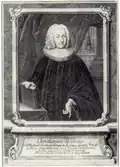 Christian Weiß d. J., Archidiakon, Stich (1743) von Johann Martin Bernigeroth nach Haußmann