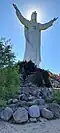 Blick von der Statue auf Świebodzin, Mai 2023
