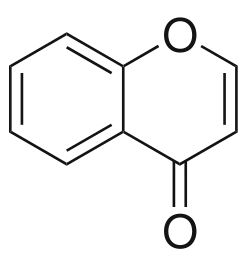 Strukturformel von Chromon