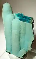 Stalaktitischer Chrysokoll aus der Ray Mine, Arizona