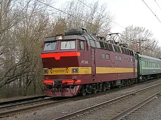 ЧС4T 284-Maschine der ersten Auslieferung