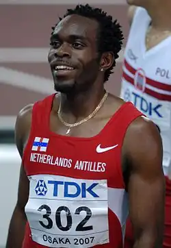 Churandy Martina erreichte als Fünfter seines Vorlaufs nicht das&nbsp;Viertelfinale