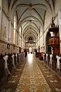 Innenansicht katholische Kirche