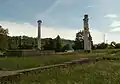 Die Überreste des Cigognier-Tempels in Avenches