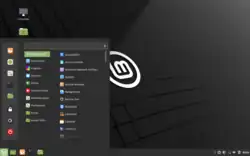 Bildschirmfoto von Cinnamon 4.2.3