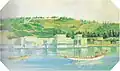 Ansicht vom Bosporus aus um 1840