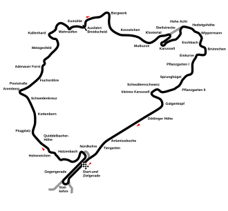 Streckenverlauf 1927–1966