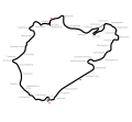 Streckenverlauf 1983–1984 während des Neubaus der Grand-Prix-Strecke