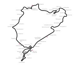 die 24-Stunden-Rennen-Variante ohne Mercedes-Arena seit 2005