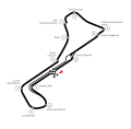 Streckenführung 1986–2001.