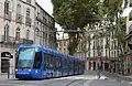 Die erste Genera­tion der Citadis in Montpellier