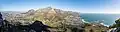 Blick von Kapstadt und Camps Bay vom Lion's Head.
