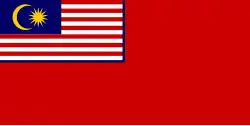 Handelsflagge von Malaysia