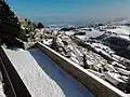 Das Dorf Civitella del Tronto von der Festung aus