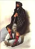 Viktorianische Darstellung eines Clan-Mitglieds