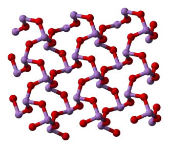 Kristallstruktur von Arsentrioxid